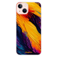 Odolné silikónové puzdro iSaprio - Orange Paint - iPhone 13