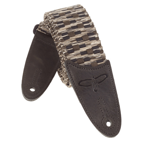 PRS Cotton Woven Strap, Black/Gray