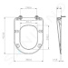 RAVAK - Chrome WC doska, SoftClose, matná čierna X01795