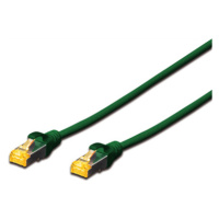 DIGITUS patch kábel Cat6A, S/FTP (PiMF), LSOH - 10m, zelený
