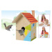 Drevená vtáčia búdka Outdoor Birdhouse Eichhorn Poskladaj a vymaľuj - so štetcom a farbami od 6 
