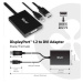 Club3D Aktívny adaptér DisplayPort na Dual Link DVI-D, napájanie USB, 60 cm, HDCP ON