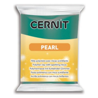 CERNIT PEARL - Modelovacia hmota s perleťovým efektom CE0860056600 - zelená 56 g