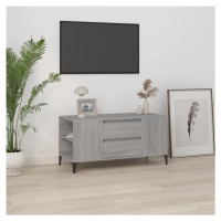 vidaXL TV skrinka sivý dub sonoma 102x44,5x50 cm spracované drevo