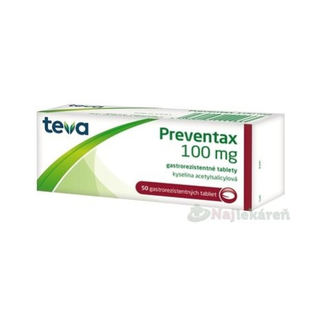 Preventax 100 mg tbl.ent.50 x 100 mg