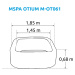 Mspa | Bazén vírivý MSPA Otium M-OT062 | 11400272