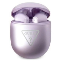 Slúchadlá Guess Bluetooth TWS Earbuds purple Triangle Logo (GUTWST82TRU)