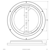 EVN ALR LED panel biely 15 W Ø 30 cm 4 000K