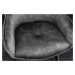 LuxD Dizajnová barová stolička Natasha sivý zamat