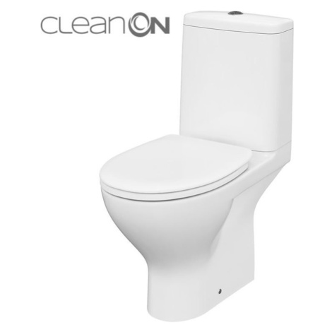 CERSANIT - WC KOMBI MODUO 43 cm 673 011 3/5 CLEAN ON, SEDADLO DUROPLAST-SOFT CLOSE K116-035