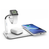 ZENS Aluminium Dual Wireless Charger + Watch 10W - White