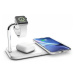 ZENS Aluminium Dual Wireless Charger + Watch 10W - White