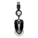 Verbatim Myš Go Mini 49020, 1000DPI, optická, 2tl., drátová USB, černá, mini
