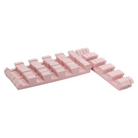 Rialto Baby Sada svetlo ružových okrajov pre penové puzzle 120x90cm