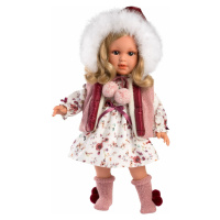 Llorens 54037 LUCIA - realistická bábika s mäkkým látkovým telom  - 40 cm