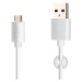 FIXED FIXD-UM-WH DATOVY A NABIJACI KABEL S KONEKTOROM MICRO USB, 2,4A, BIELY