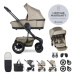 EASYWALKER Set XXL kočík kombinovaný Harvey5 Air Premium Pearl Taupe s príslušenstvom