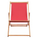 Skladacia plážová stolička látková Červená,Skladacia plážová stolička látková Červená