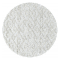 Kusový koberec Pisa 4708 Cream kruh - 160x160 (průměr) kruh cm Ayyildiz koberce