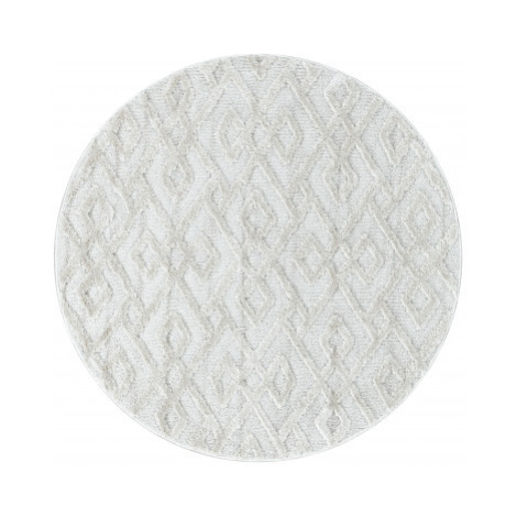 Kusový koberec Pisa 4708 Cream kruh - 160x160 (průměr) kruh cm Ayyildiz koberce