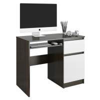 MB Písací stôl Cali N33 - wenge / biela