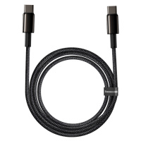Dátový kábel Baseus Tungsten PD USB typ-C na USB typ-C 2,0 m 100W čierny