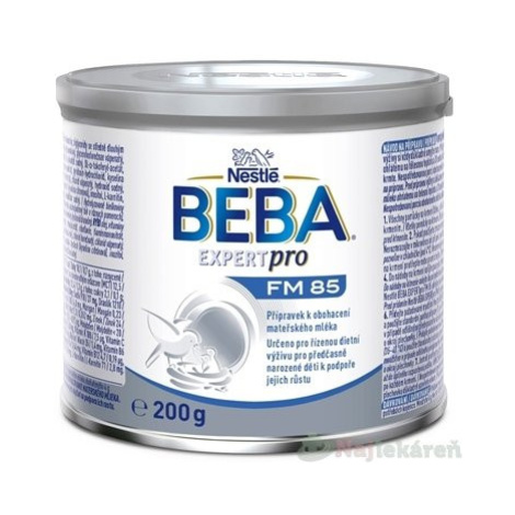 BEBA EXPERT pro FM 85, výživa pre predčasne narodené deti, 200g