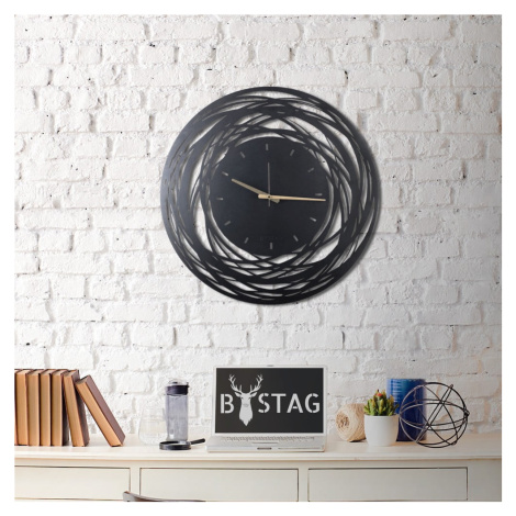 Nástenné kovové hodiny Ball, 70 × 70 cm Bystag