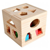 Edukačná drevená kocka Kruzzel