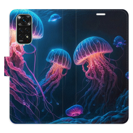 Flipové puzdro iSaprio - Jellyfish - Xiaomi Redmi Note 11 / Note 11S