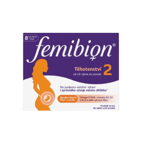 FEMIBION 2 Tehotenstvo 56 tabliet + 56 kapsúl