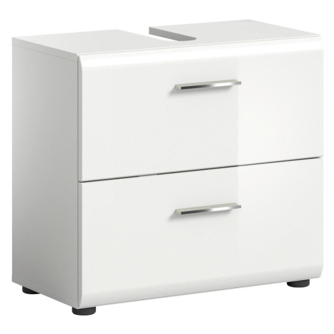 MID.YOU SKRINKA POD UMÝVADLO, biela s vysokým leskom, biela, 60/54/32 cm