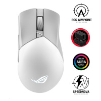 ASUS myš ROG GLADIUS III Wireless Aimpoint White (P711), RGB, Bluetooth, bílá