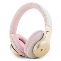 Slúchadlá Guess Bluetooth on-ear headphones pink 4G Script (GUBH604GEMP)