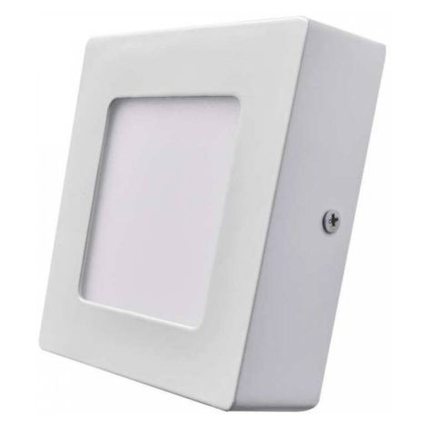 EMOS LED panel štvorcový prisadený, 6W, biely, 12x12cm, neutrálna biela ZM6122