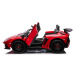 mamido Detské elektrické autíčko Lamborghini Aventador SV červené
