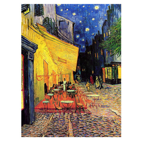 Reprodukcia obrazu Vincenta van Gogha - Cafe Terrace, 45 x 60 cm Fedkolor