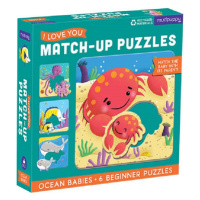 Match-Up Puzzle - Mláďata z oceánu (12 dílků)