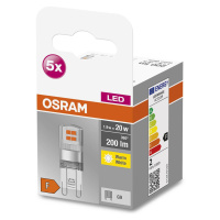 OSRAM Base PIN LED s kolíkom G9 1,9 W 2 700 K 5 ks