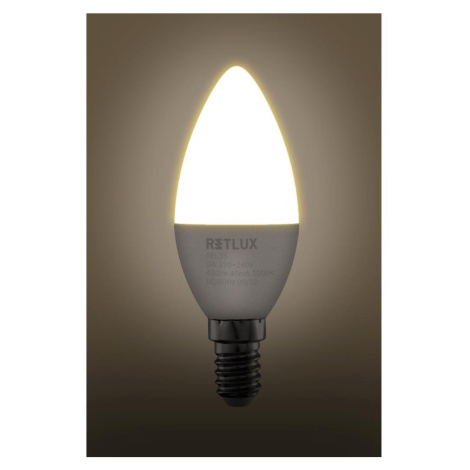 REL 35 LED C37 4x5W E14 WW RETLUX