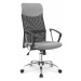 HALMAR Vire 2 kancelárska stolička s podrúčkami sivá / čierna