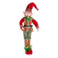 Dekorácia MagicHome Vianoce, Elf, závesný, 46 cm