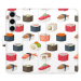 Flipové puzdro iSaprio - Sushi Pattern 02 - Samsung Galaxy S24