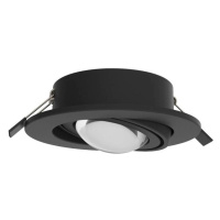 MEGATRON LED vstavané reflektory Planex Powerlens, 4,8 W, čierne