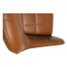 Hnedá koženková stolička DAN-FORM Denmark Embrace Vintage