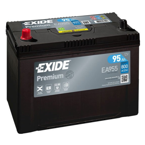 EXIDE Premium 95Ah Autobatéria 12V , 800A - ĽAVÁ !!! EA955