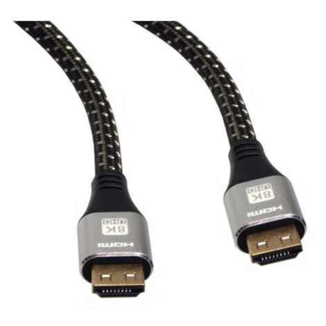 HDMI kábel AQ, 2.1, 3m, 8K, opletený AQ Vision