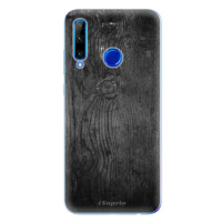 Odolné silikónové puzdro iSaprio - Black Wood 13 - Huawei Honor 20 Lite