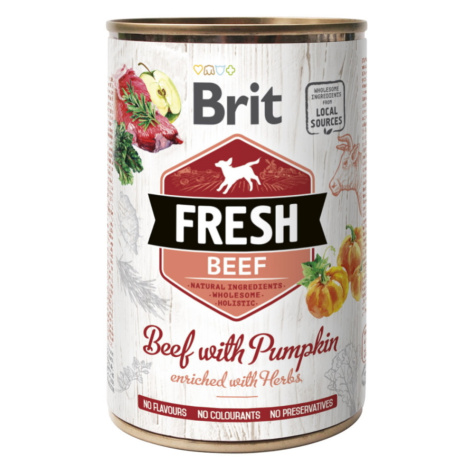BRIT Fresh Beef with Pumpkin konzerva pre psov 400 g