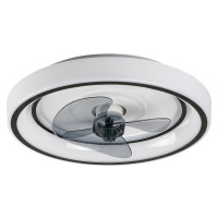 Rabalux 71009 stropný ventilátor s LED svetlom Horacio, čierna